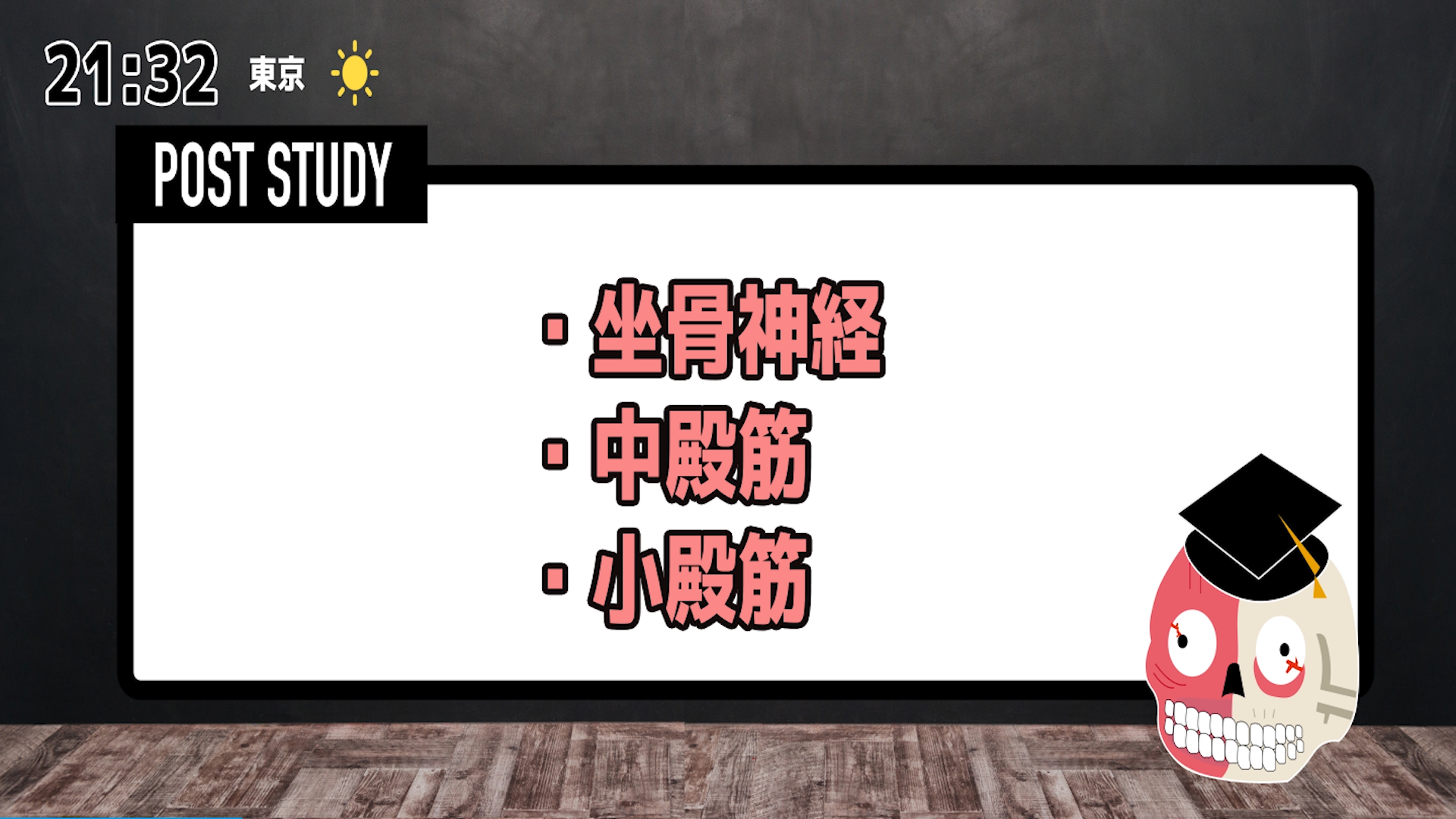 梨状筋・中殿筋・小殿筋の触診