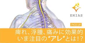痺れ、浮腫、痛みに効果的な今注目の”アレ”とは！？