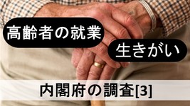 高齢者の就業状況、生きがいを感じることは出来ているか？｜内閣府による調査[3]