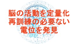 再訓練の必要がない脳の電気刺激を定量化