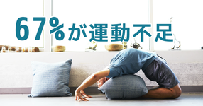 【67%が運動不足】新型コロナウイルスによるライフスタイル変化の調査を公開