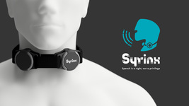 声を取り戻すウェアラブルデバイス「Syrinx」