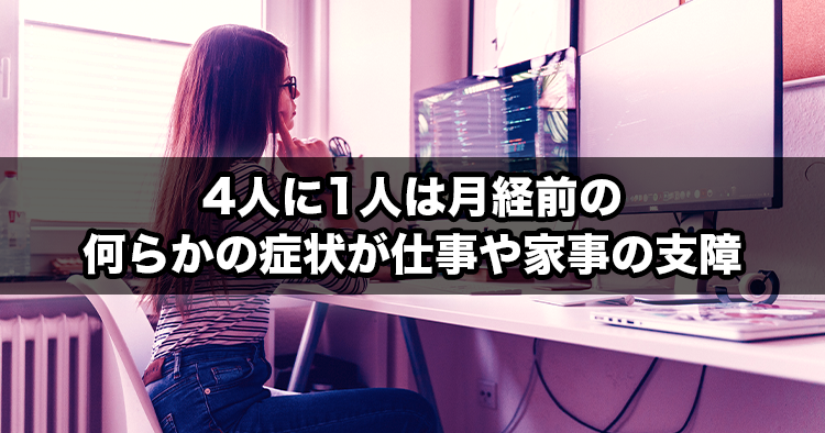 【NEWS】約1万人の調査で約7割が月経前に身体の不調を経験