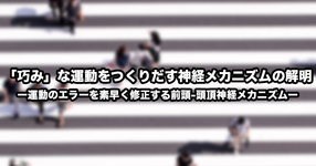 【京都大学】「巧み」な運動をつくりだす神経メカニズムの解明ー運動のエラーを素早く修正する前頭-頭頂神経メカニズムー