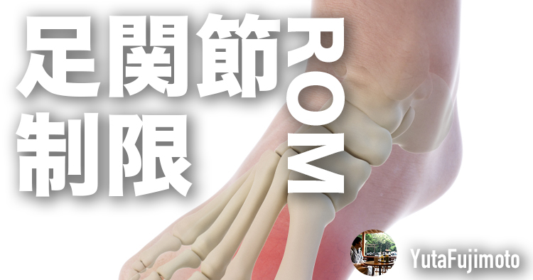 【ROM】足関節背屈制限