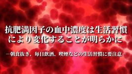 抗肥満因子の血中濃度は生活習慣により変化することが明らかに 朝食抜き、毎日飲酒、喫煙などの生活習慣に要注意