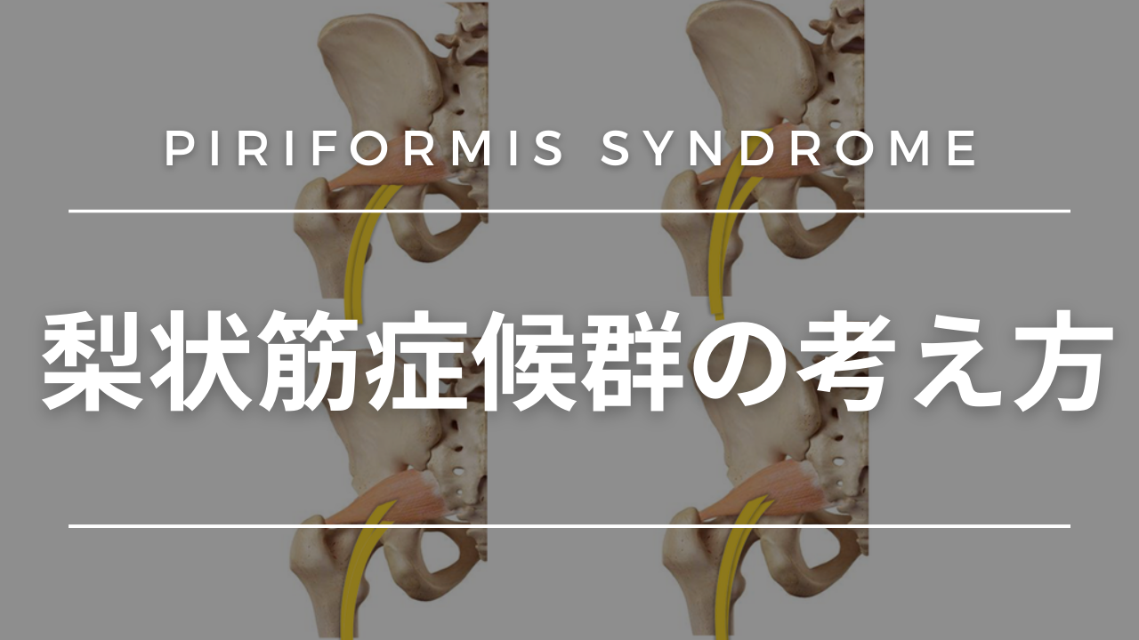 梨状筋症候群の考え方