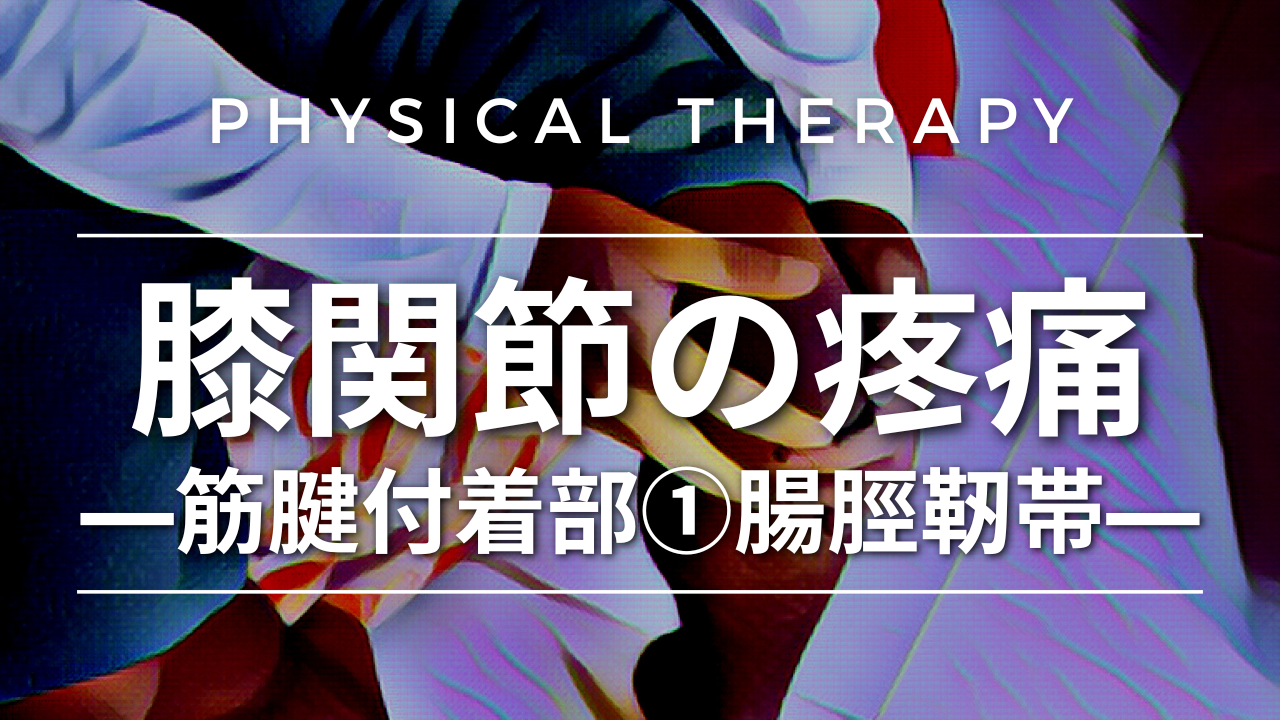 膝関節の疼痛-筋腱付着部①腸脛靭帯-