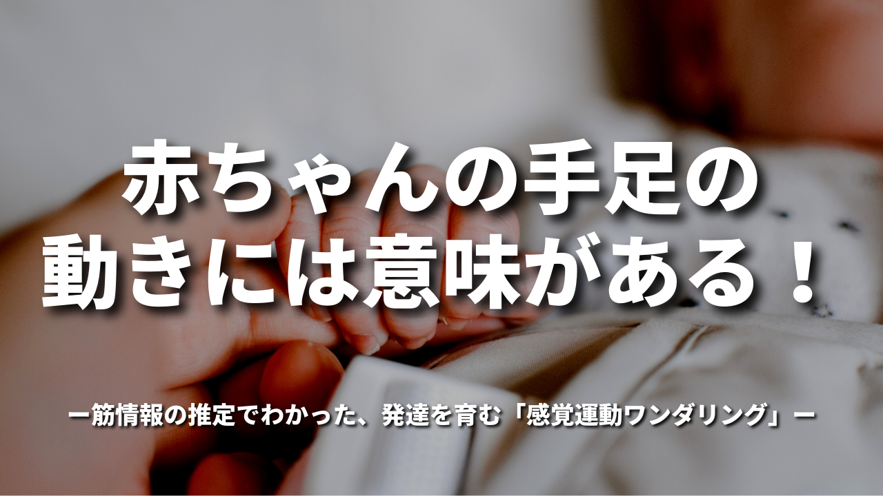 赤ちゃんの手足の動きには意味がある！ ～筋情報の推定でわかった、発達を育む「感覚運動ワンダリング」～