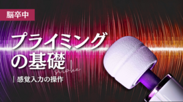【脳卒中】プライミング-感覚入力の操作-