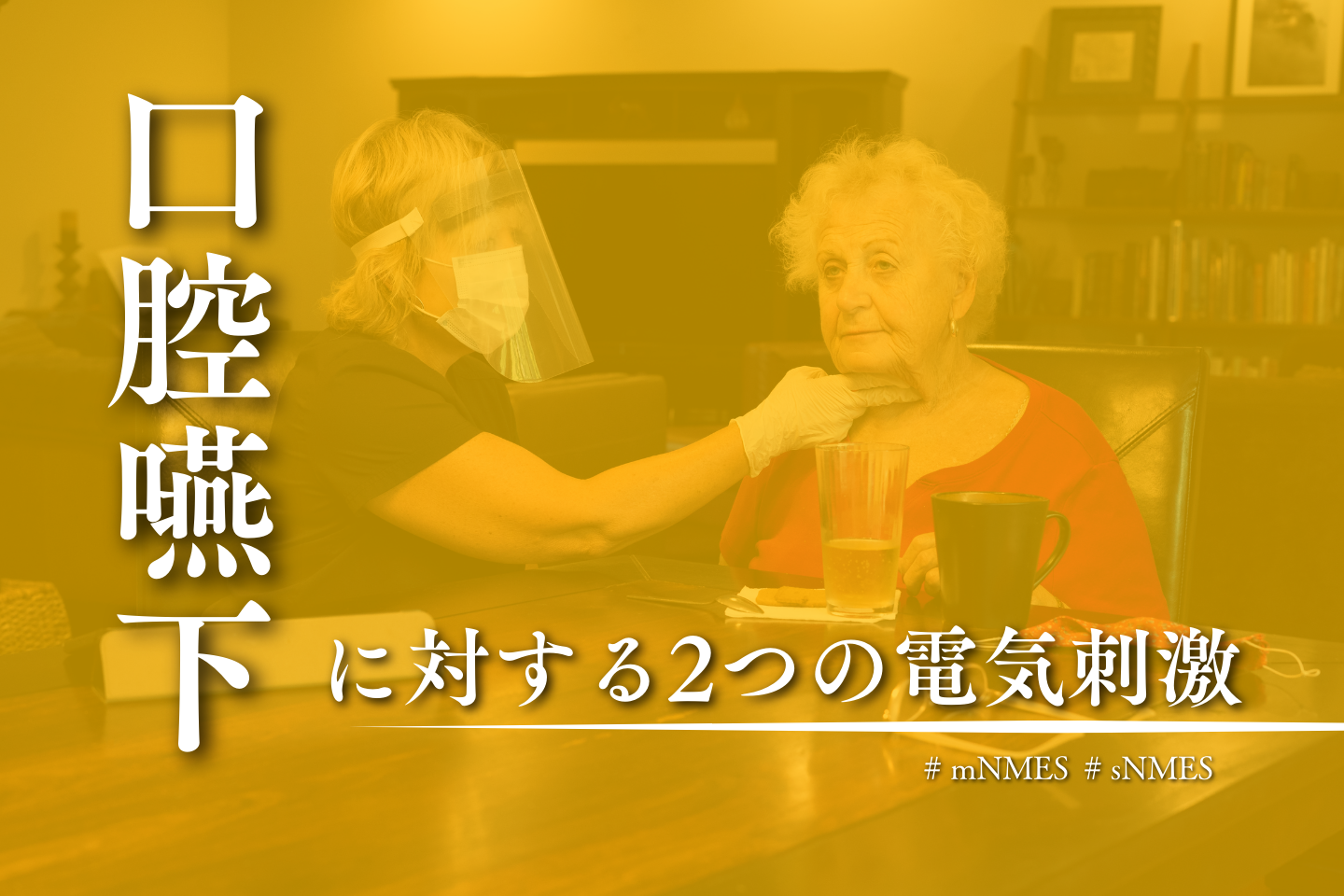 口腔嚥下に対する2つの電気刺激