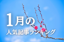【1月】に一番読まれた記事はこれだ