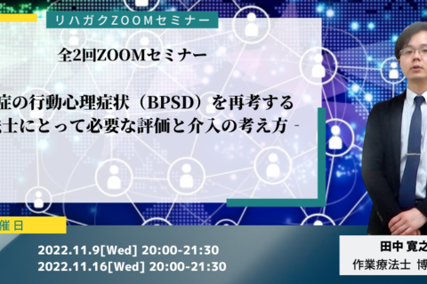 認知症の行動心理症状（ＢＰＳＤ）を再考する～療法士にとって必要な評価と介入の考え方～