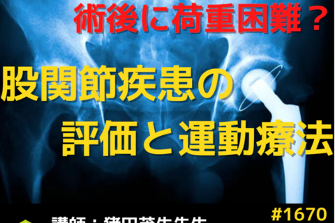 理学療法士が学ぶべき股関節疾患・外傷の術後荷重困難に対する評価と運動療法