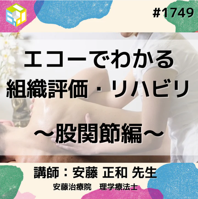 エコー観察や画像評価からリハビリを考える｜股関節疾患編