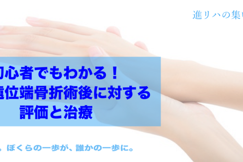 【オンライン】初心者でもわかる！！橈骨遠位端骨折術後に対する評価と治療 