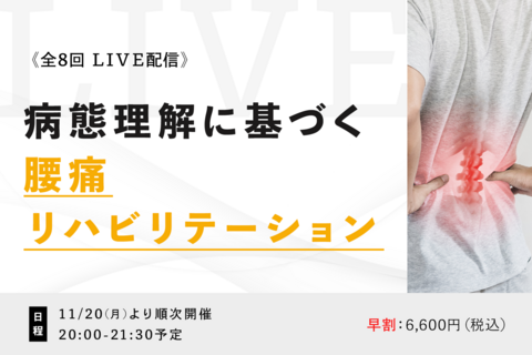 病態理解に基づく腰痛リハビリテーション