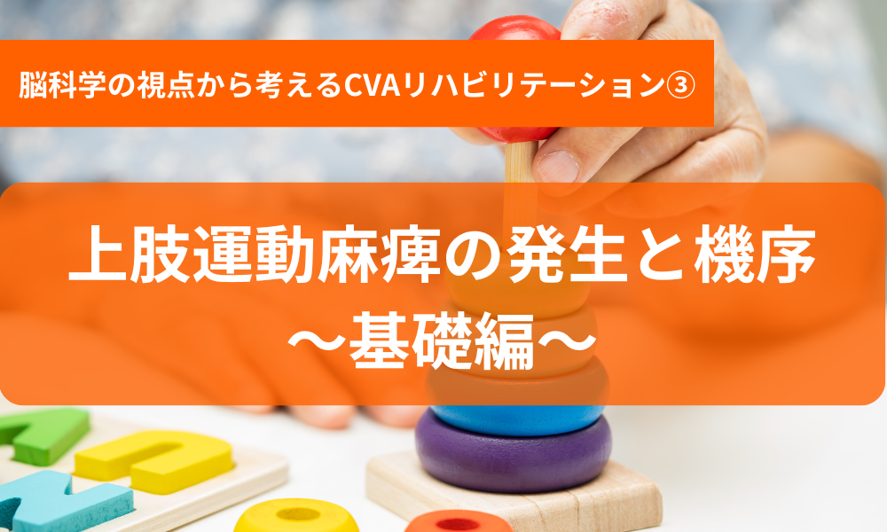 上肢運動麻痺の発生と機序～基礎編～