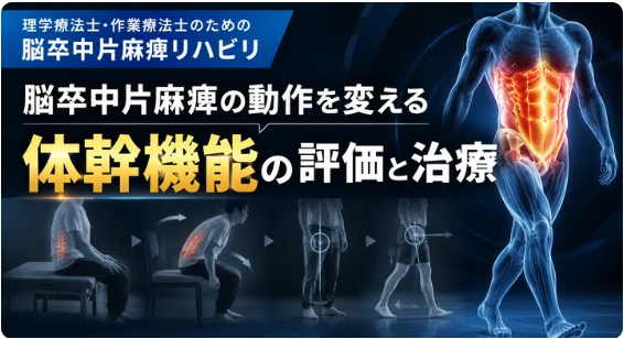 脳卒中片麻痺患者の「動けない」を体幹から考える｜姿勢・運動・歩行を変える体幹機能の評価とアプローチ